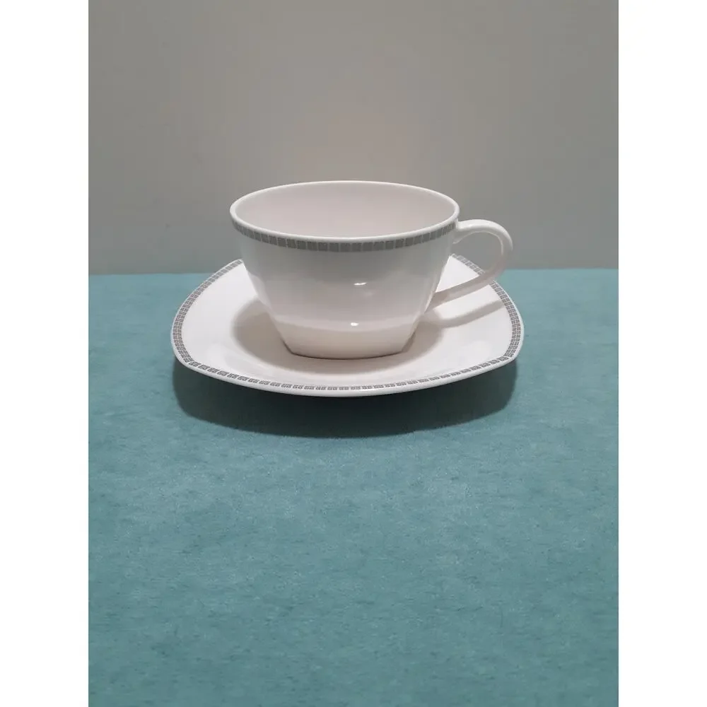Givenchy Cups and Saucers Yamaka Japan Set of Five New in Box